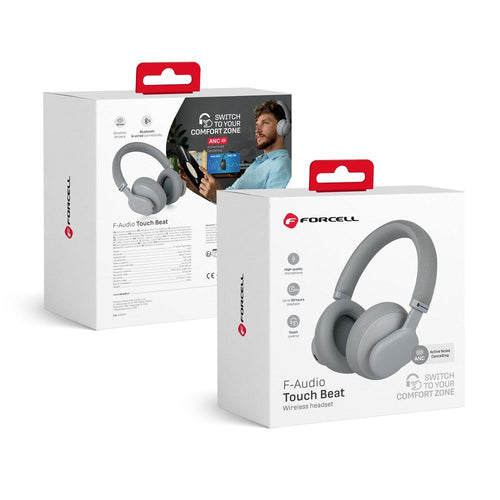 TouchBeat Headphone m/ANC Grå