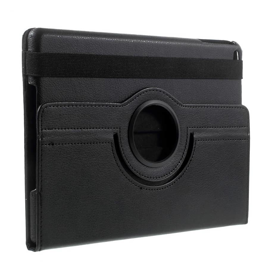 iPad Air / Air 2 / 9,7 Tablet Cover med 360° Stand – Sort - billede 2