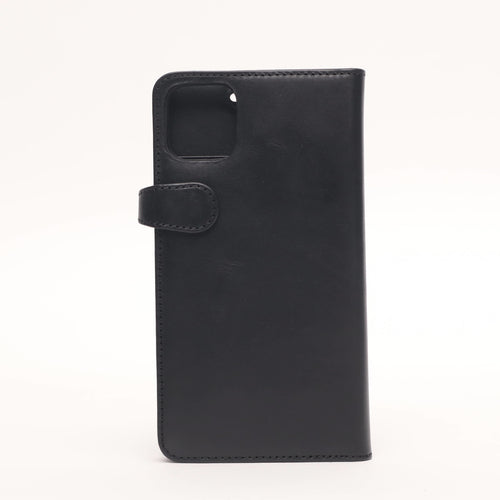 iPhone 11 Pro Max Læder Wallet Flip Cover – Sort – Buffalo