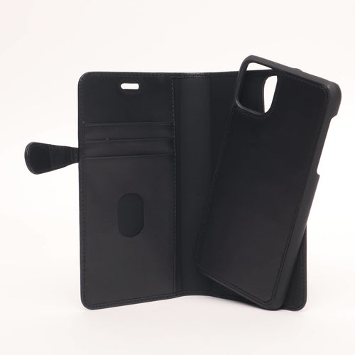 iPhone 11 Pro Max Læder Wallet Flip Cover – Sort – Buffalo