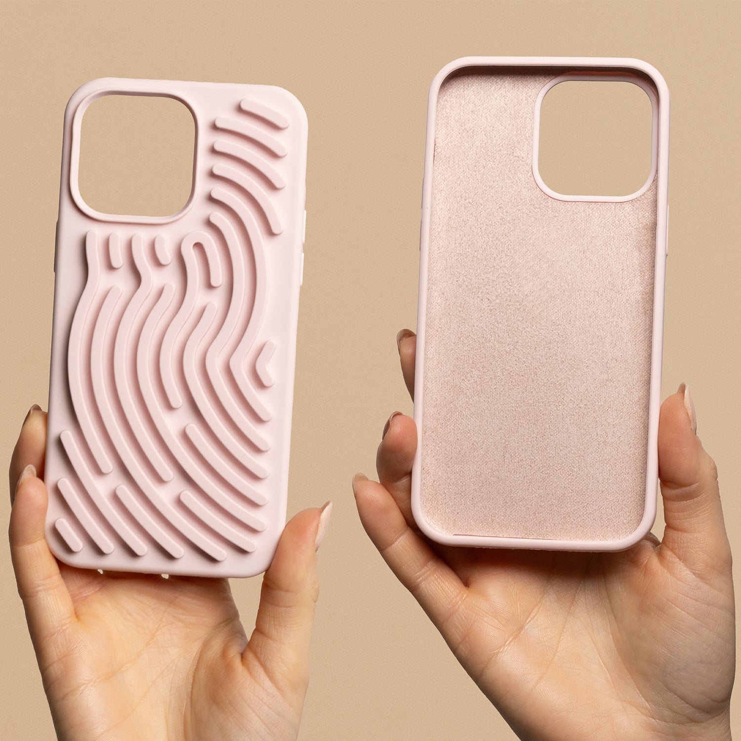 iPhone 13 Silicone Cover DIY Snake – Pink - billede 3