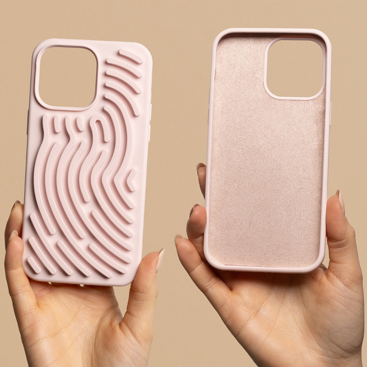 iPhone 13 Silicone Cover DIY Snake – Pink - billede 3