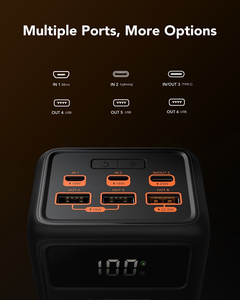 50000 mAh Powerbank PD22