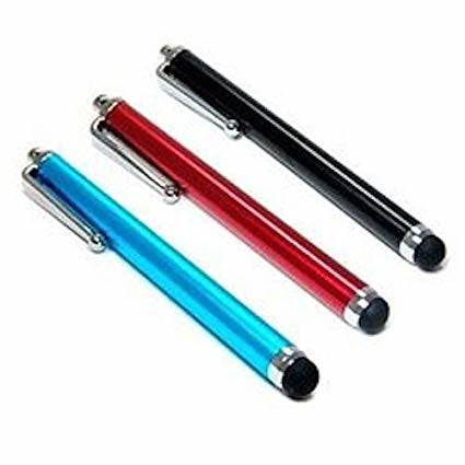 Touchpenne i metal sort farve 3 stk pr pk