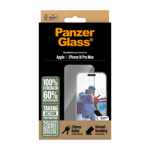 PanzerGlass iPhone 16 Pro Max  Ultrawide Fit