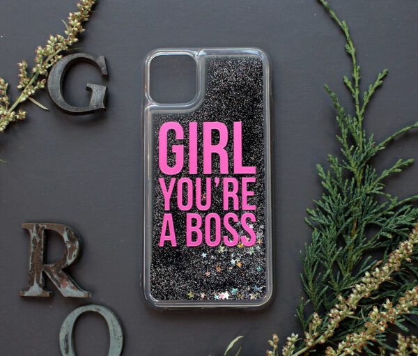 iPhone 11 Cover Girl you are boss – Sort