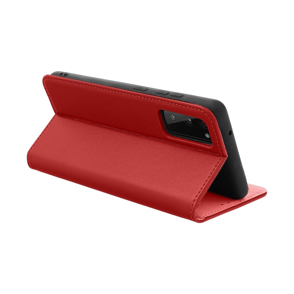 iPh16 Burgundy Læder Flipcover