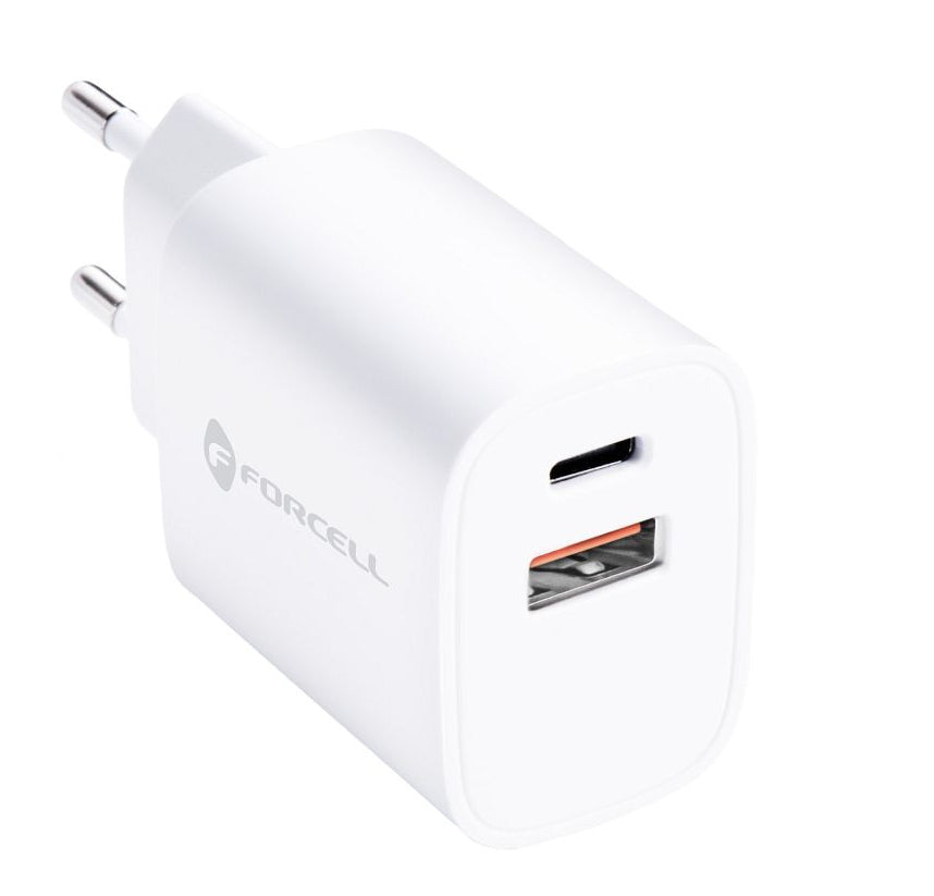 35W væglader USBC/USBA