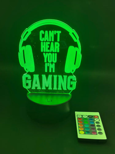 3D Lampe - CANT HEAR YOU