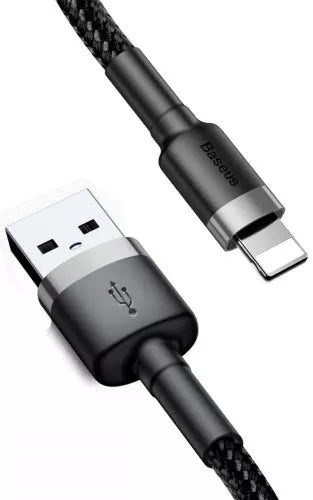 BASEUS USB Cable IPHONE lightning 2M 1.5A black-grey - billede 4