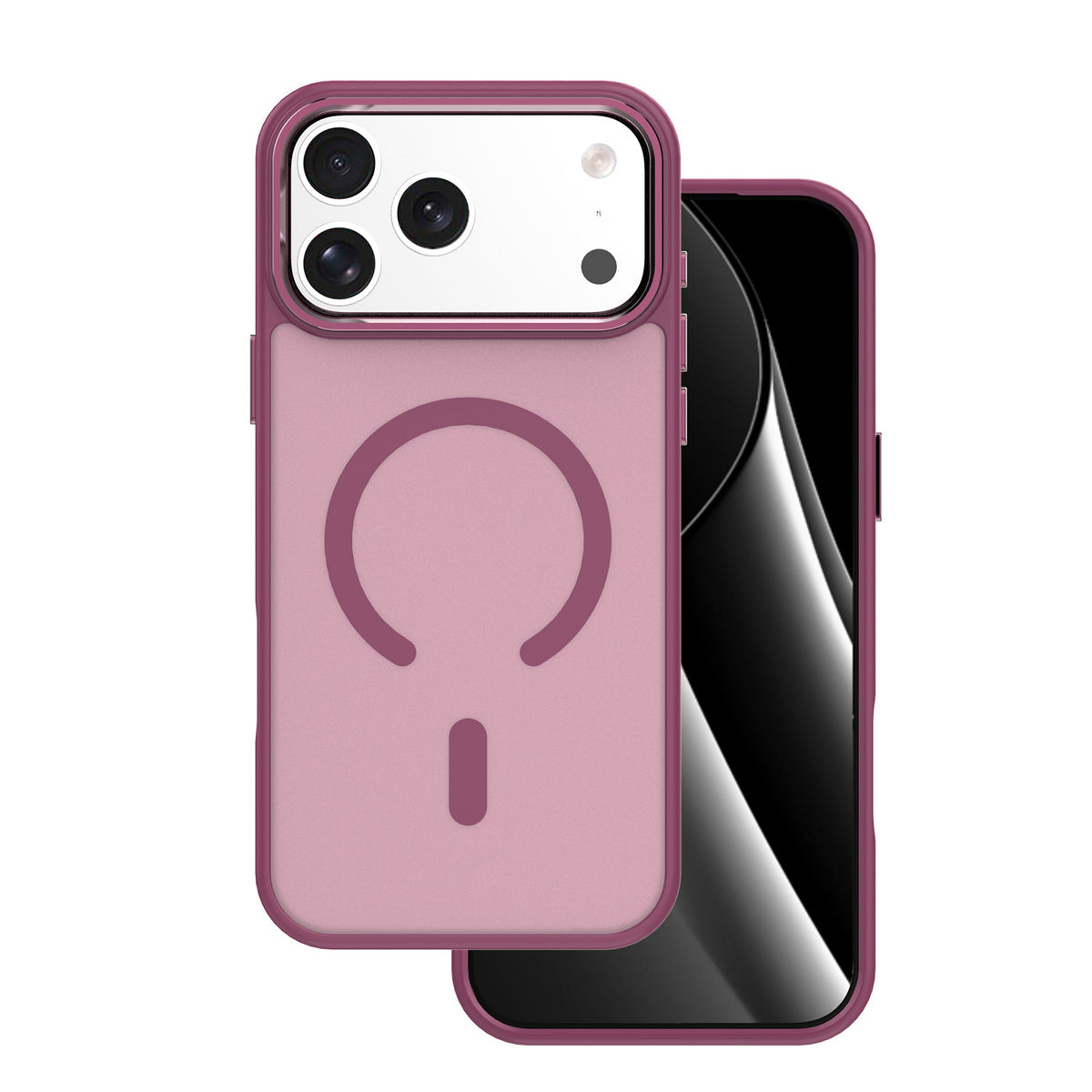 iPhone 17 Pro / 18 Pro MagSafe Cover Frozen Mag – Rød