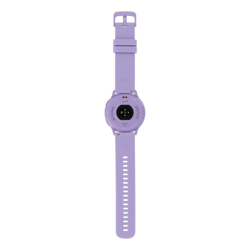 Smartwatch TITMO O-200 (GPS, AMOLED, bluetooth call, silicone strap) lavender