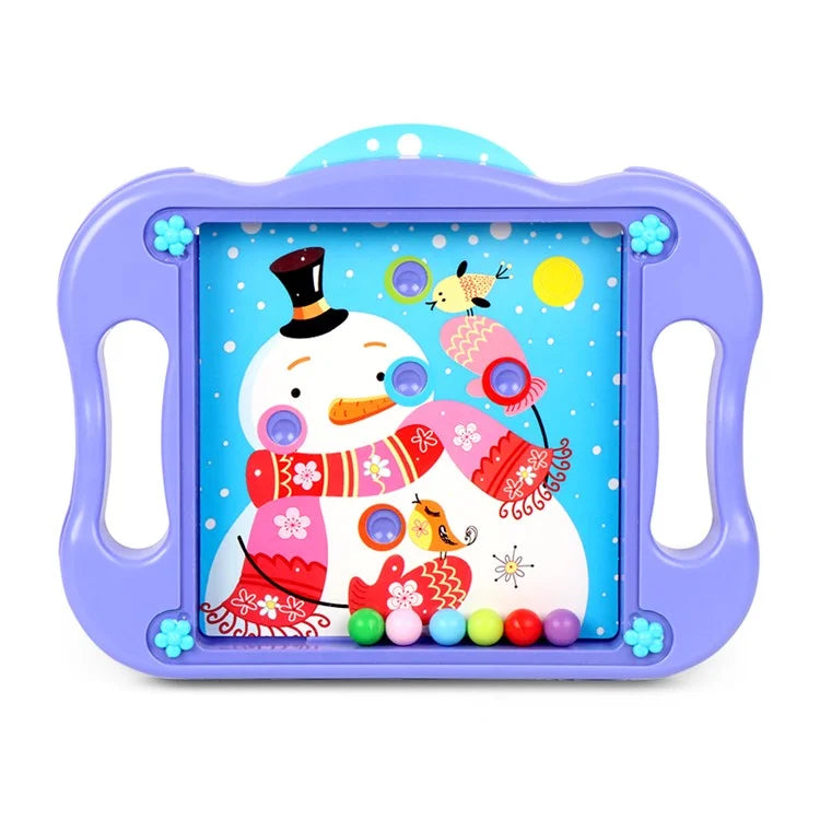Children Ball Balance Ball Play Parent-Child Interactive Desktop Toy [Color Random]