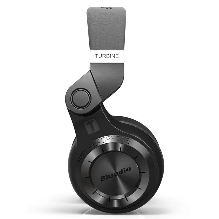 BLUEDIO T2+ Wireless Bluetooth 4.1 Over-ear Stereo Headphone Headset with Mic - Black