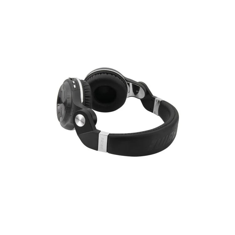 BLUEDIO T2+ Wireless Bluetooth 4.1 Over-ear Stereo Headphone Headset with Mic - Black