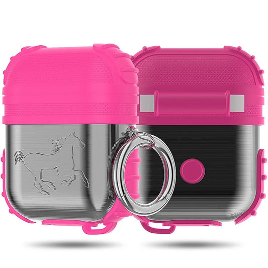 Apple AirPods Taske. Pink/Silver