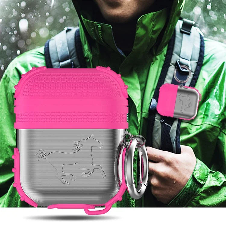 Apple AirPods Taske. Pink/Silver
