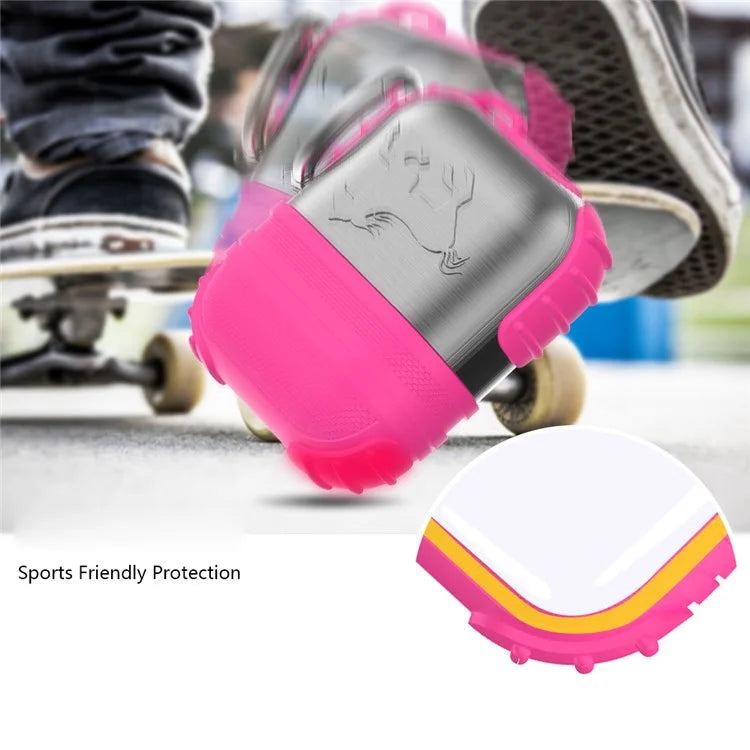 Apple AirPods Taske. Pink/Silver