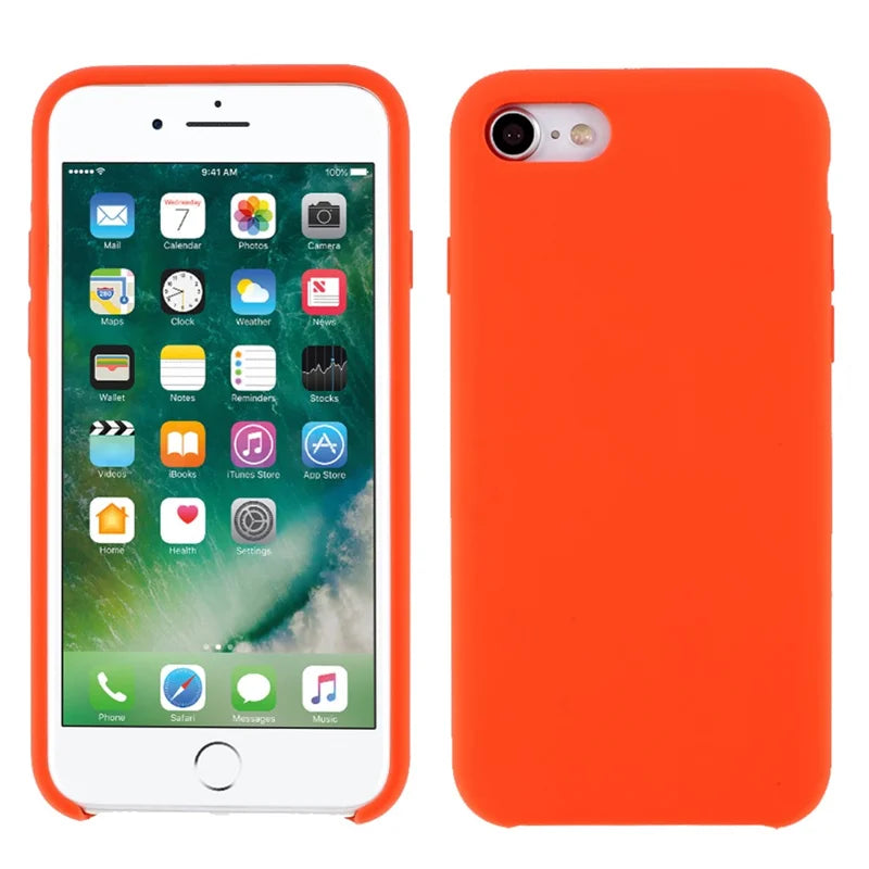 iPhone 7/8/Se Coral Silikone