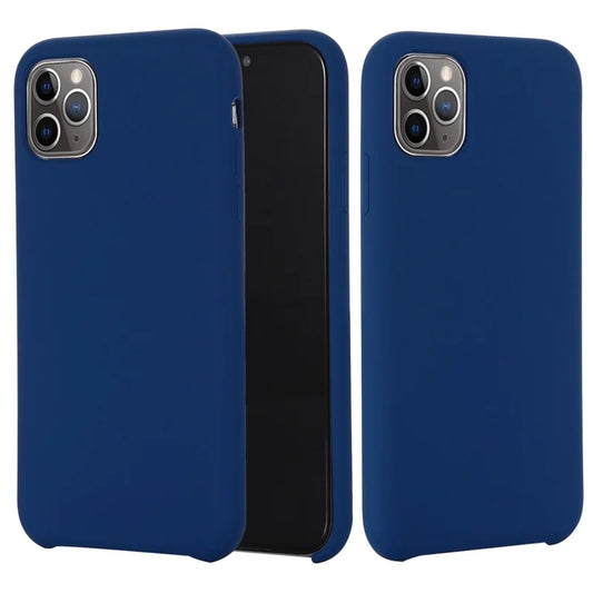 For iPhone 11 Pro Max 6.5-inch (2019) Liquid Silicone Phone Case - Navy Blue