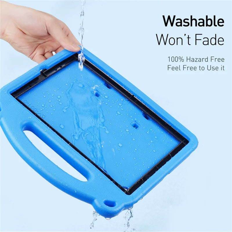 DUX DUCIS Cartoon Panda Design Kickstand Drop Proof Anti Slip Lightweight EVA Protective Cover for iPad 10.2 (2020)/ (2021) / iPad 10.2 (2019) - Blue