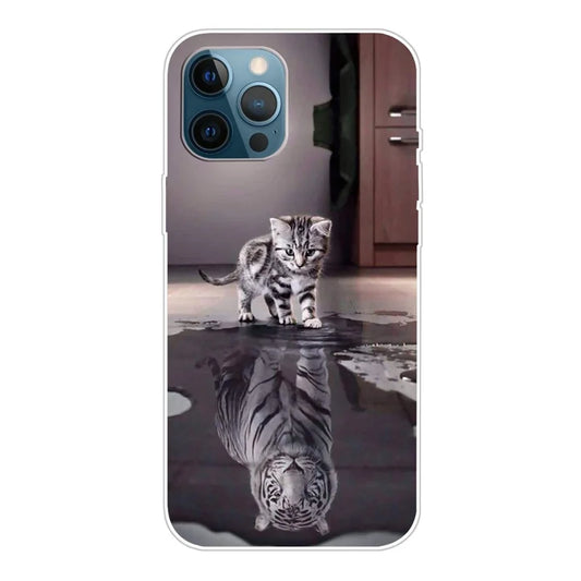 iPhone 13 Pro Max cover kat/tiger