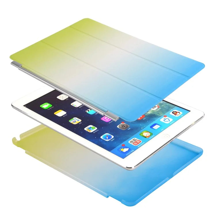 iPad air/air2/9,7 foldecover 2ien læder hvid
