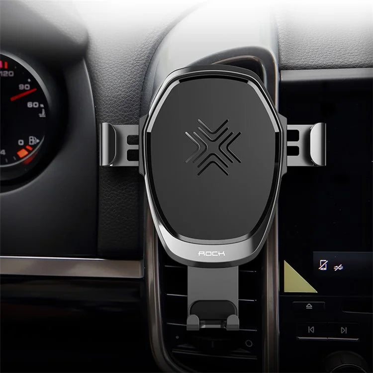 ROCK Car Air Vent Wireless Charging - Grey