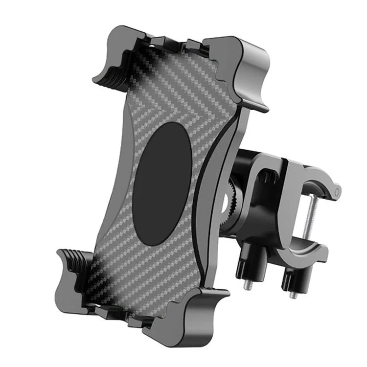 ZP-DC2020 Bicycle Handlebar Mobile Phone Holder Rotation Mount Stand Bracket for iPhone Huawei - Black