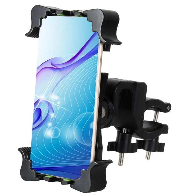 ZP-DC2020 Bicycle Handlebar Mobile Phone Holder Rotation Mount Stand Bracket for iPhone Huawei - Black