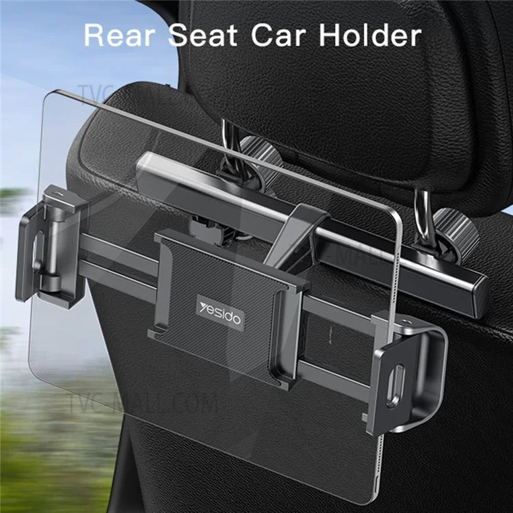 YESIDO C135 Car Headrest Tablet Holder Cell Phone Tablet Mount for iPad Pro Air Mini/Google Nexus/Other Tablets