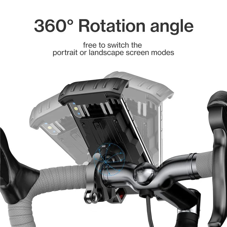 JOYROOM JR-ZS264 Mountain Bike Handlebar Mount Phone Holder Bicycle Cycling Cellphone Stand