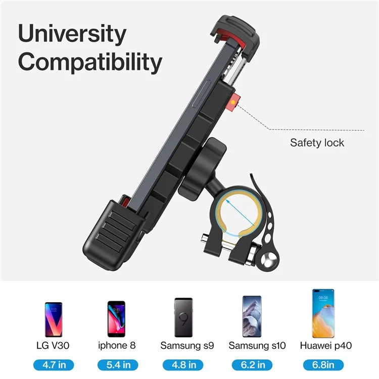 JOYROOM JR-ZS264 Mountain Bike Handlebar Mount Phone Holder Bicycle Cycling Cellphone Stand