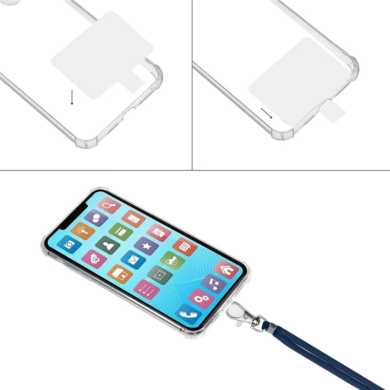 Hals snor mobil blå