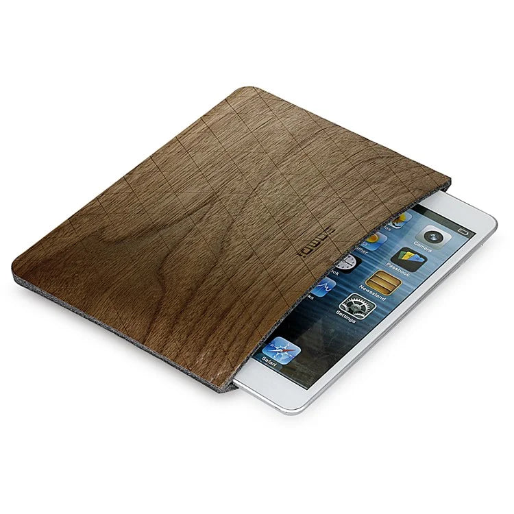 iPad Mini Sleeve Træ/Uld. Valnød