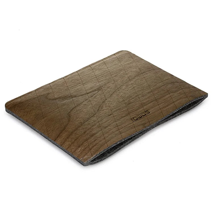 iPad Sleeve Træ/Uld. Valnød