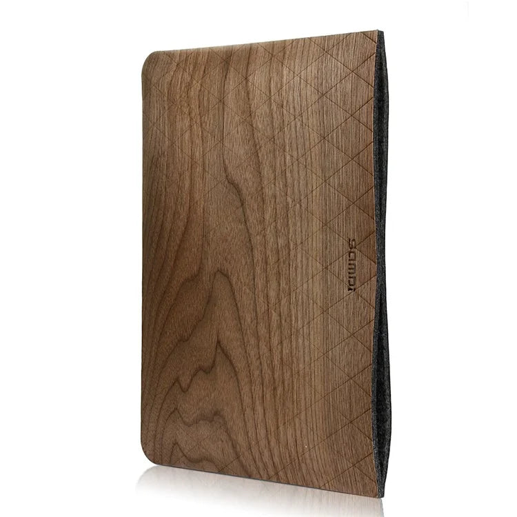 iPad Sleeve Træ/Uld. Valnød