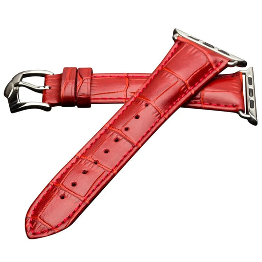 Apple Watch Urrem læder. 42/44mm. Rød