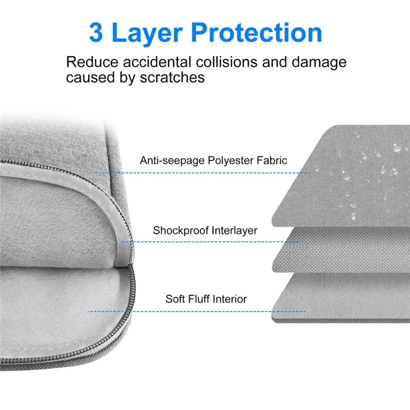 Sleeve op til 14" grå