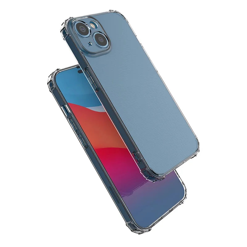 iPhone 14 Plus TPU Cover Military Grade Scratch resistant – Transparent