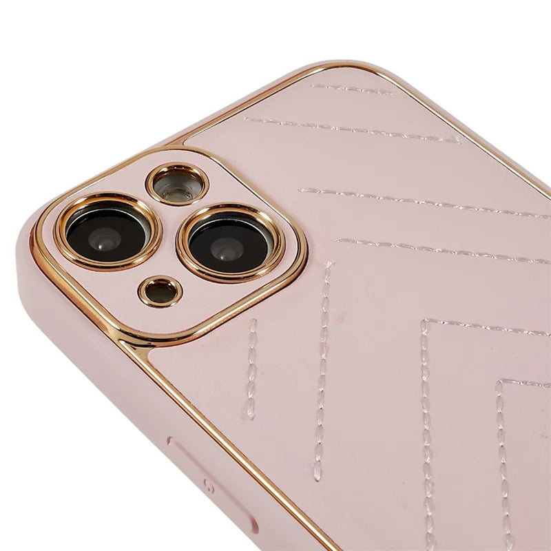 iPhone 14 Plus - sildeben mønster - Pink