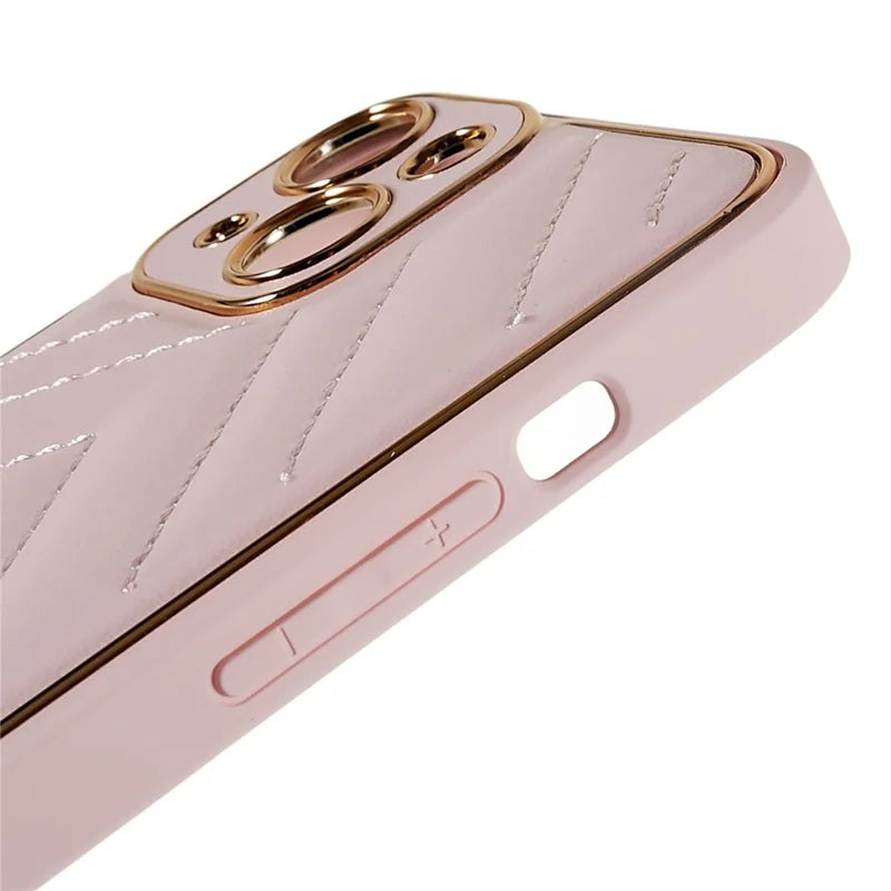 iPhone 14 Plus - sildeben mønster - Pink