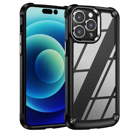 iPhone 15 Pro Max Alloy Lens Frame - Black