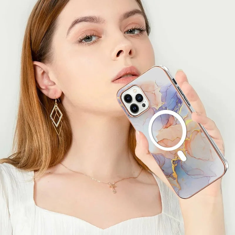 iPhone 15 pro max marmor magsafe