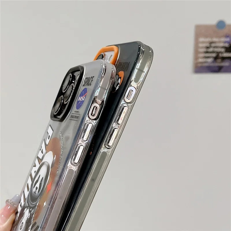 iPhone 14 Pro max, Graffiti, orange panda