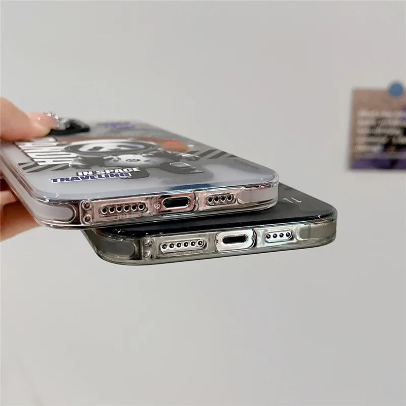 iPhone 14 Pro max, Graffiti, orange panda