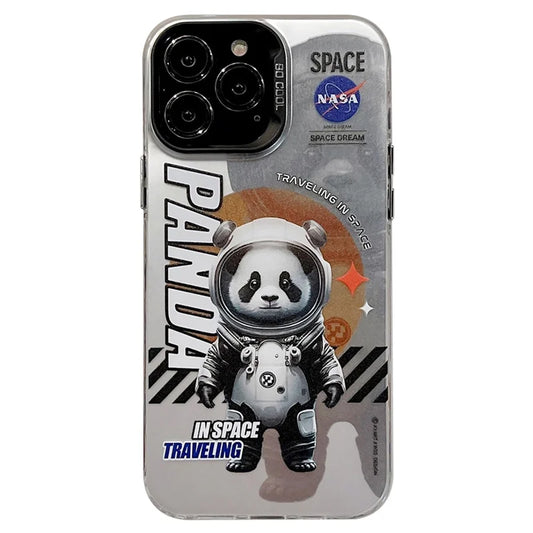 iPhone 14 Pro max, Graffiti, black panda