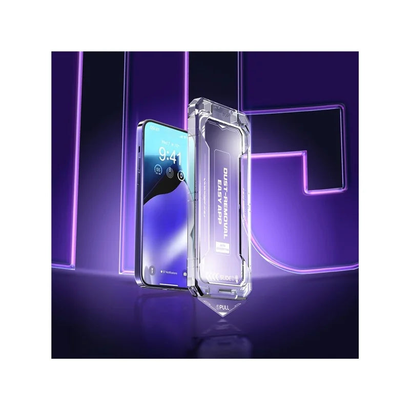 iPhone XS/ X / 11 Pro Silk Printing Screen Film Full Glue Clear Tempered Glass Screen Protector with Easy Installation Tool