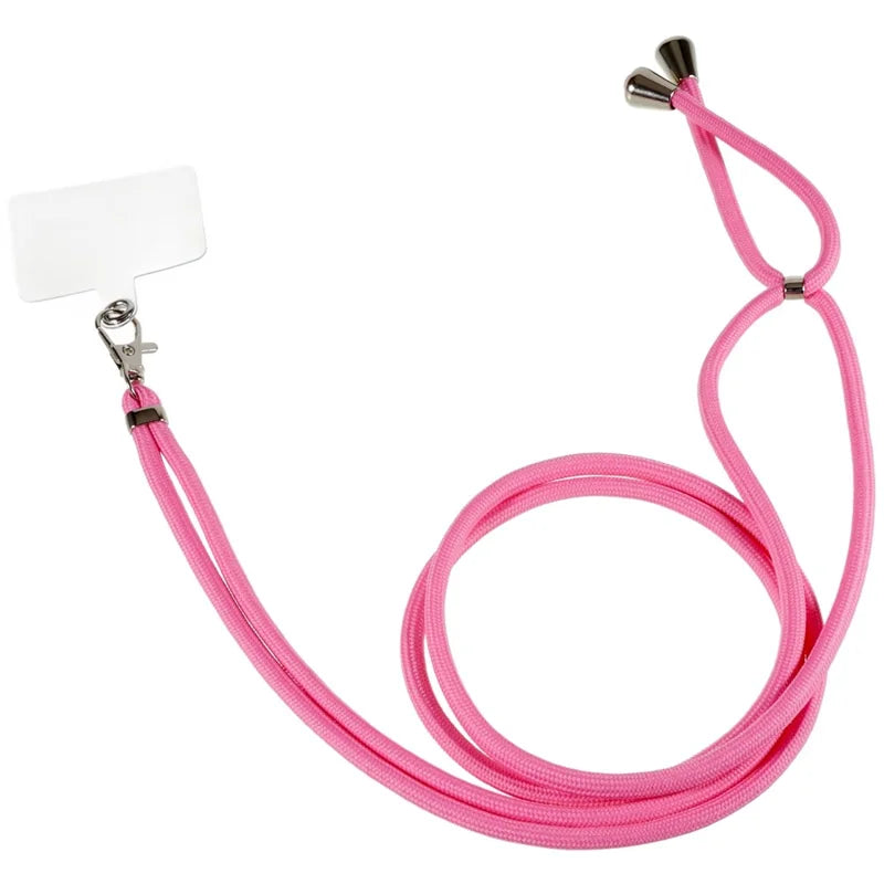 Adjustable Phone Lanyard Neck Strap ID Badge Card Holder Keychain Strap Rope - Style J
