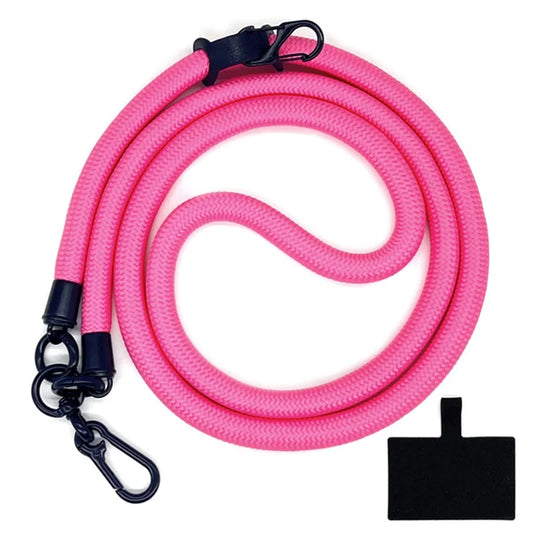 10mm halssnor til mobil, pink